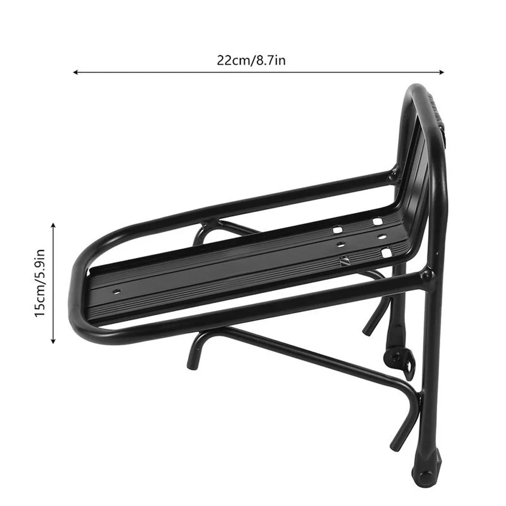 

Bicycle Carrier Front Rack Bike Aluminum Alloy Front Rack Board suitable for Luggage Bicycle Cycling