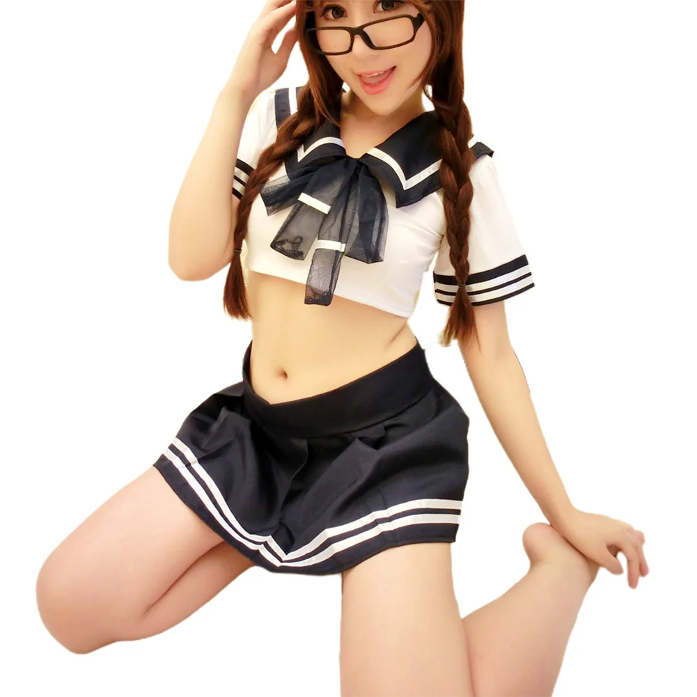 Sweet Student Sexy Lingerie School Uniform Sexy Underwear Female Sexy Mini Skirt Outfit Cosplay Sexy Costumes Sex Product