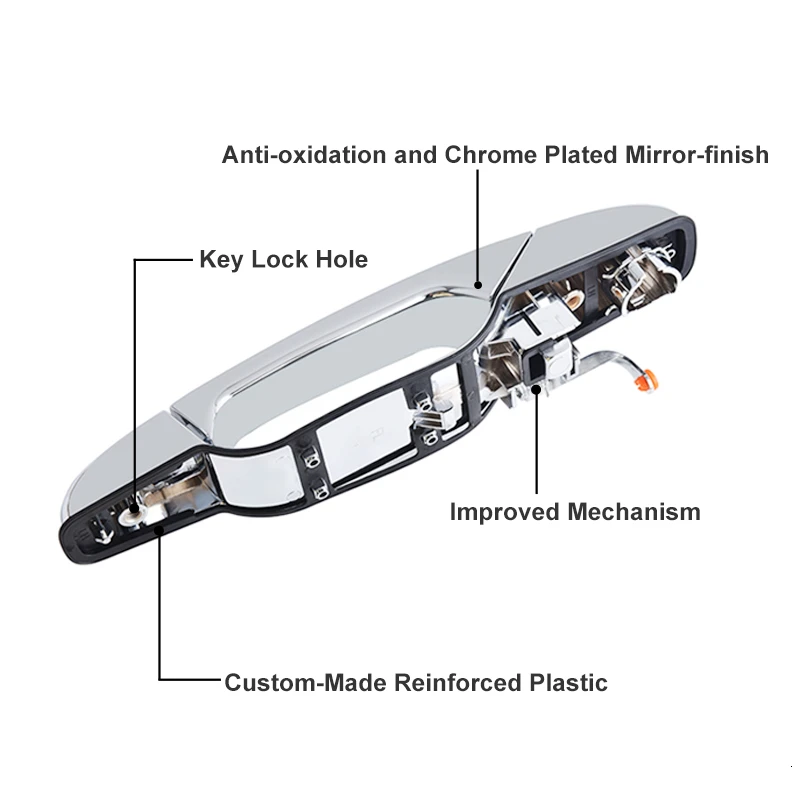 Дверная ручка Крышка отделка внешнего вида дверная для 2007 2013 Cadillac Escalade Chevy Avalanche