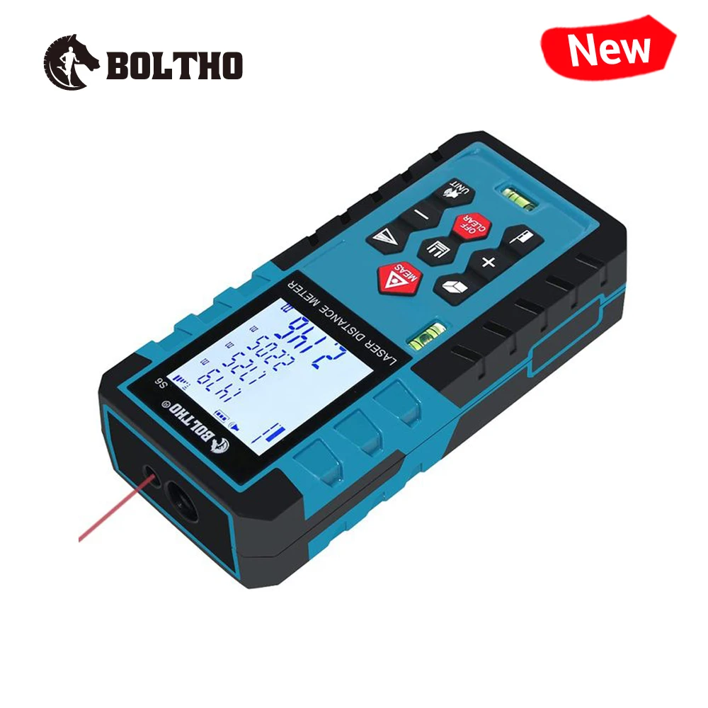 Дальномер BOLTHO 60 м/328FT цифровой лазерный дальномер с 2 уровнями пузырьков