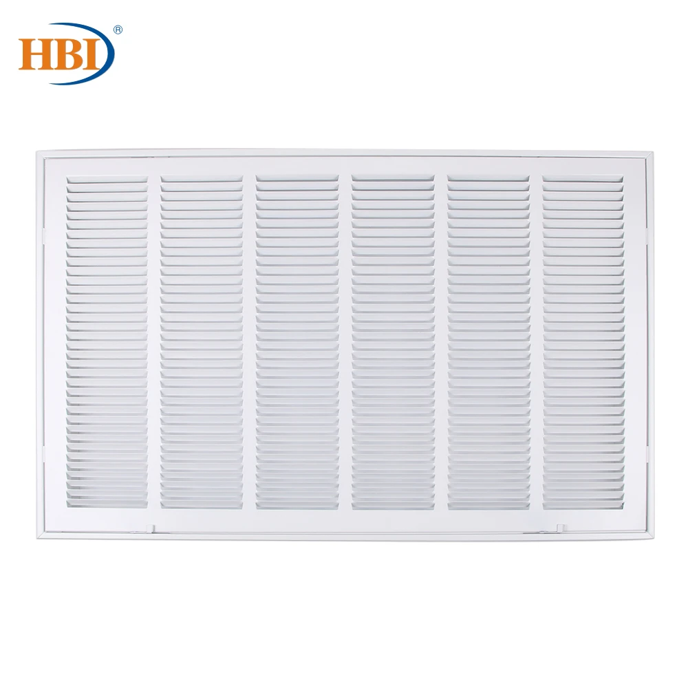 

HBI W30 "x H18" стальной воздушный вентиляционный фильтр возвратная вентиляционная решетка вентиляционное отверстие крышка белое порошковое по...
