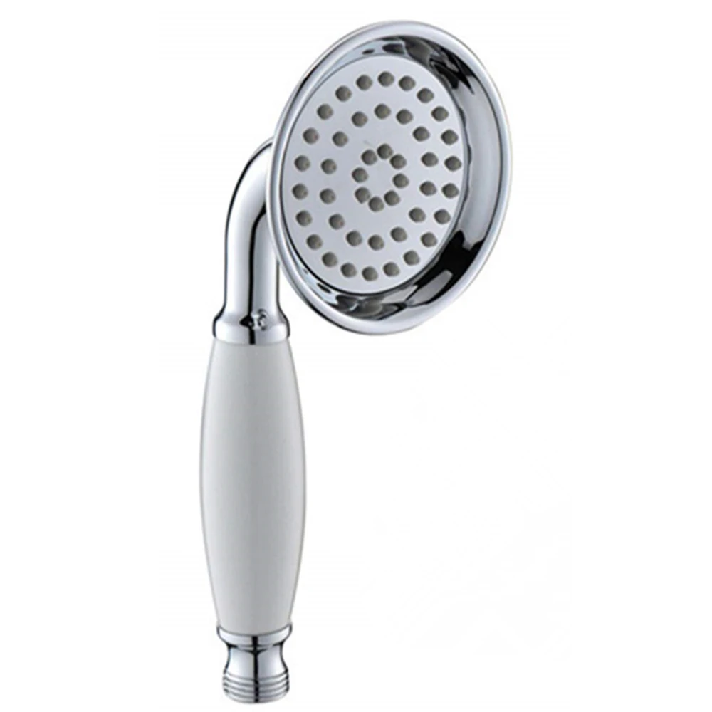Полированная хромированная ручная душевая головка телефонная латунь и керамика