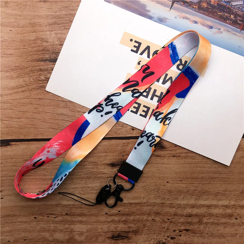 Новый мобильный телефон ремешки для ключей с петлей карт значки тренажерный зал