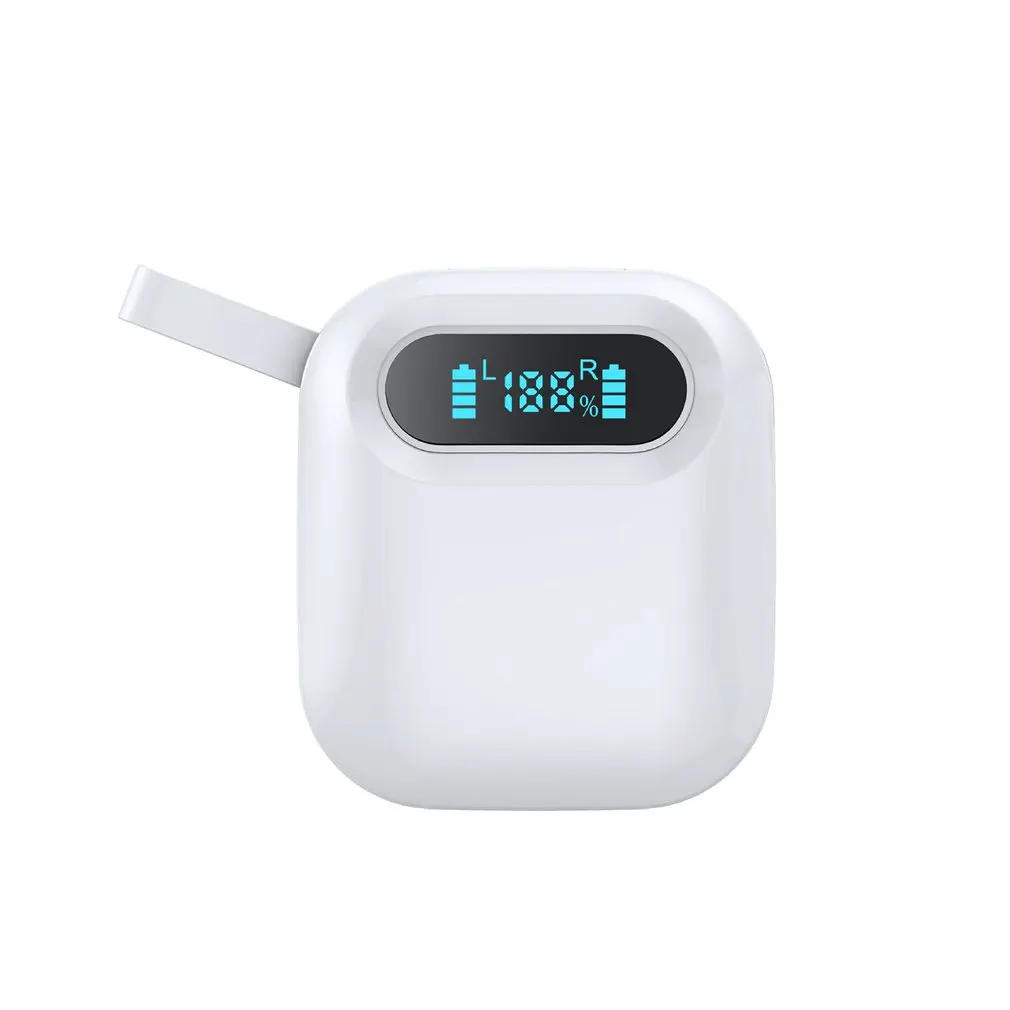 

Wireless Earphone Digital Display Earbuds In-ear Stereo Bass Stereo Sport Wireless Headphone Noise Cancelling Earbuds