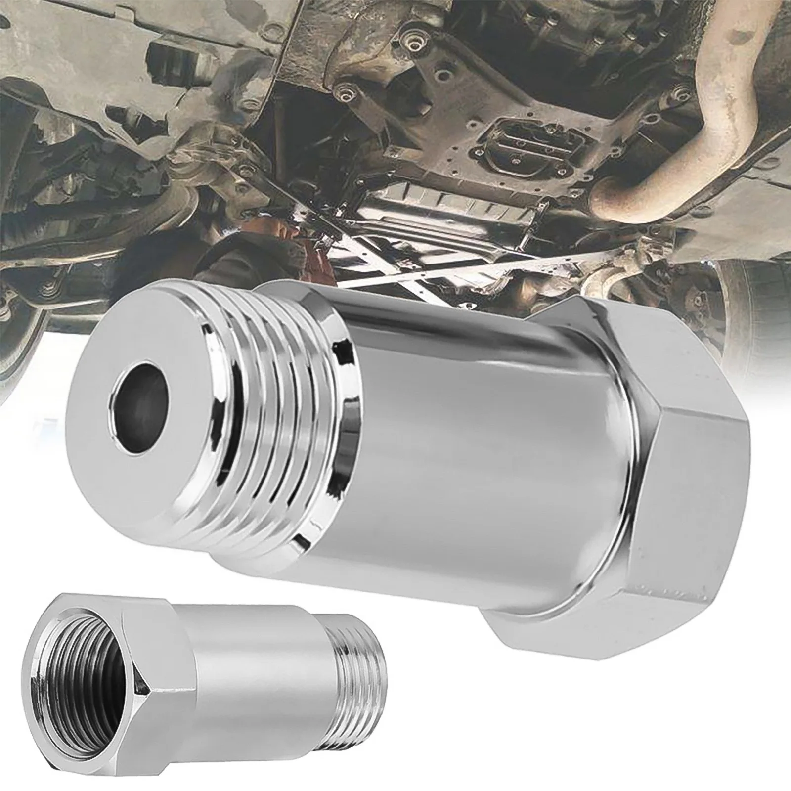

Stainless Steel Oxygen Sensor Lightweight Car Engine Eliminator High Hardness Oxygen Sensor Connector for Car Vehicle Repair