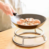 universal wok pan support rack stand wok ring round bottom wok rack universal size for gas stove fry pans kitchen supplies