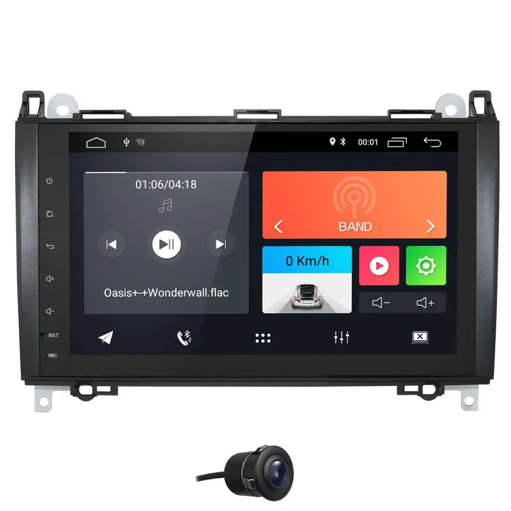 2DIN Android 9,0 Стерео gps для Mercedes W906 спринтер класс V W639 Vito Viano класс B W245 B160 B170 B180 B200 A класс W169 CAM - Цвет: CAMERA5