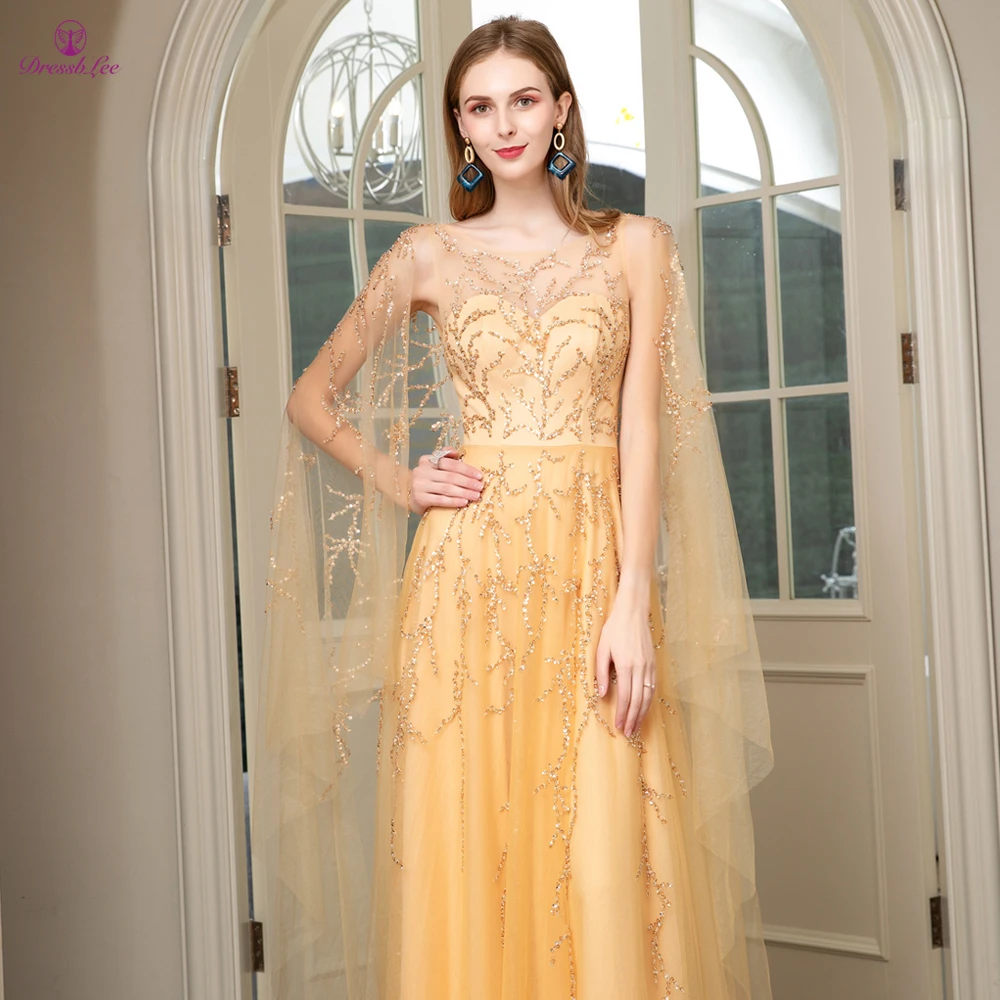 DressbLee блестящее длинное платье для выпускного вечера с курткой украшенное