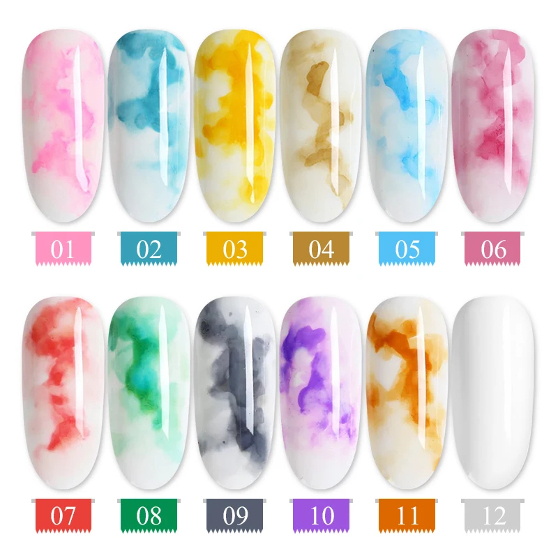 15 мл прозрачный цветной Цветущий Гель лак для ногтей УФ Цветной Hybird Органический