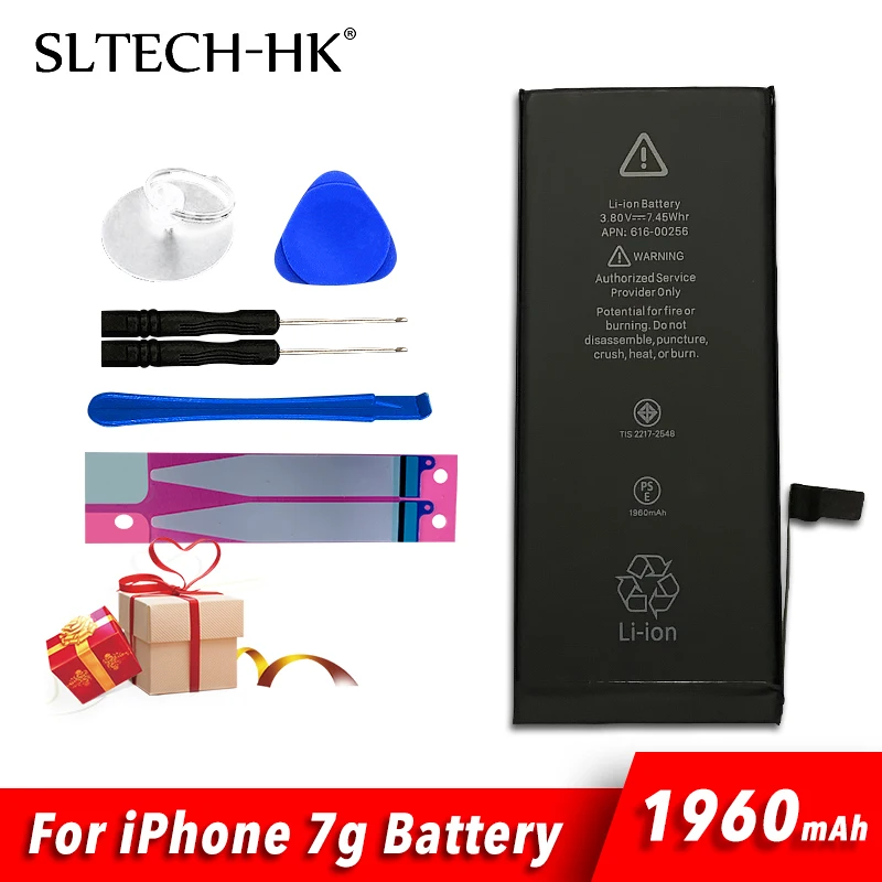 Литиевая батарея для iPhone 5S 6 6S 7 8 Plus сменные батареи внутренняя телефона 2060 мАч 2265 +