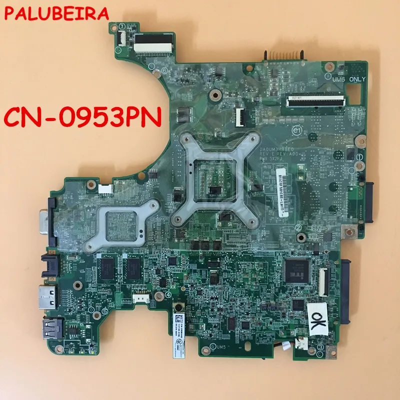 PALUBEIRA для Dell Inspiron 1464 материнская плата 953PN 0953PN CN DA0UM3MB8E0 Материнская ноутбука 100%