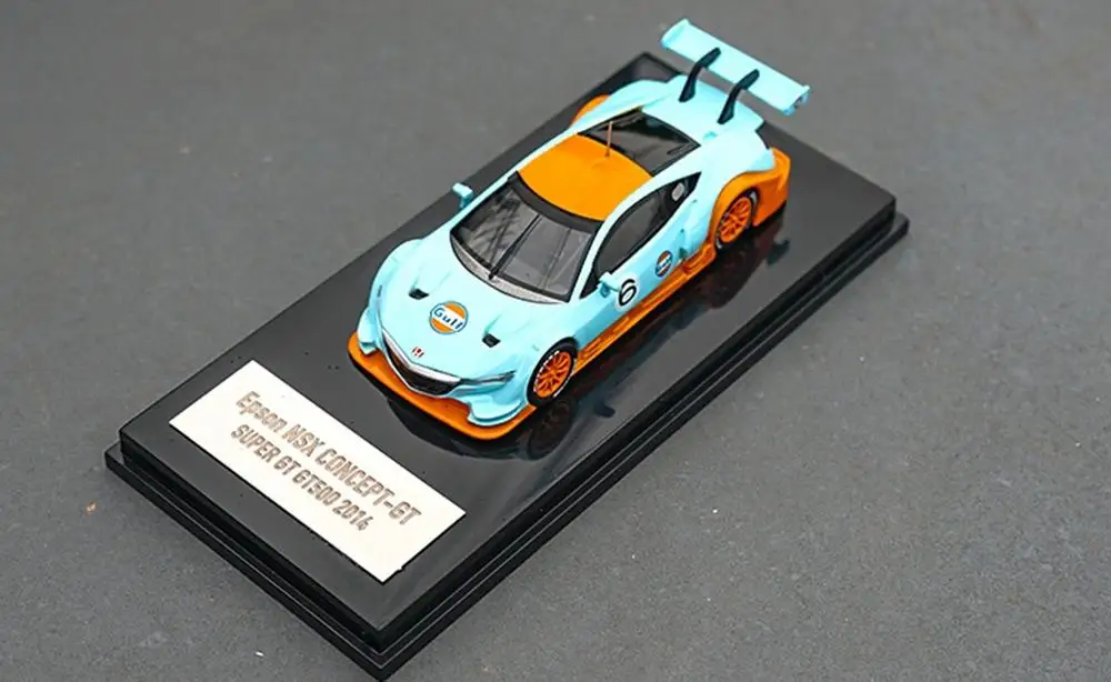 1/64 Honda NSX CONCEPT-GT GT500 Гоночная машина версия перелитого автомобиля Игрушечная