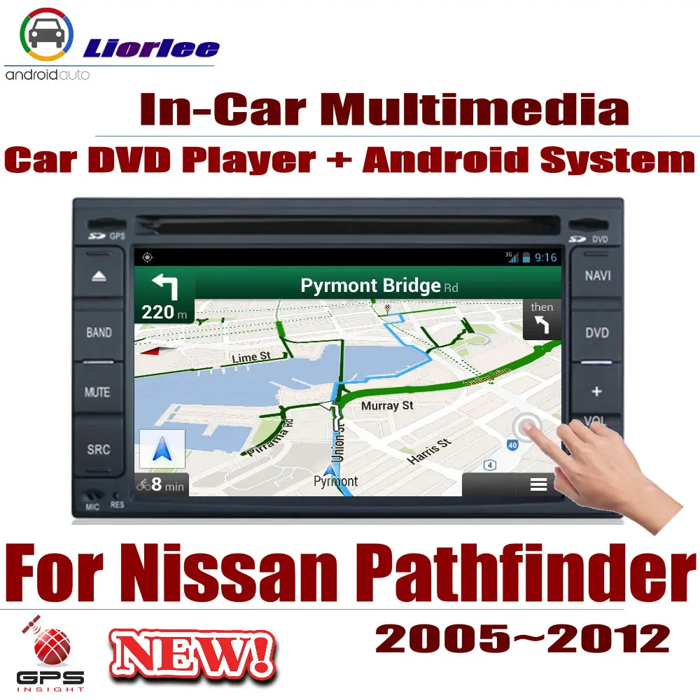 Автомобильный GPS навигатор для Nissan Pathfinder (R51) 2005 2012 IPS ЖК экран система Android Радио