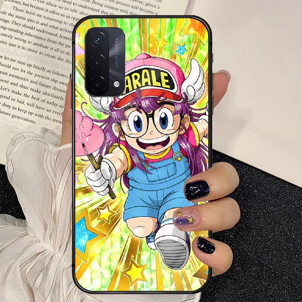 

Dr Slump Arale Anime Phone Tempered Glass Case Cover For oppo realme find a x c xt gt 2 53 3 6 7 50 11 Pro lite 5g Coque Back