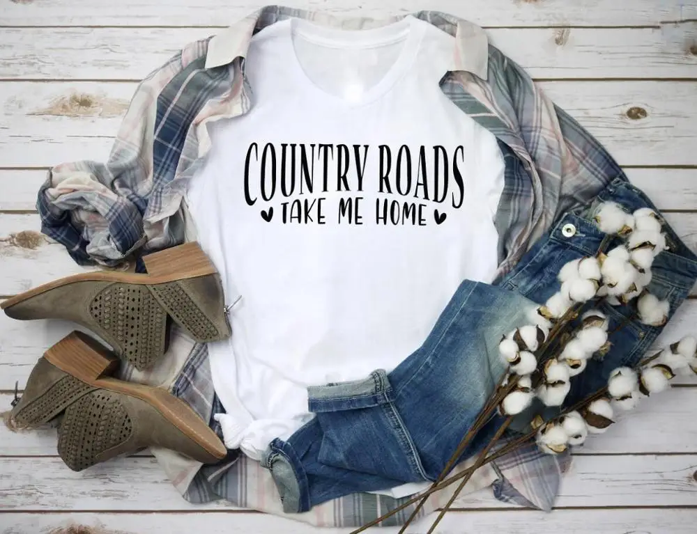 Рубашка женская с надписью Take Me Home 100% хлопок|Футболки| |