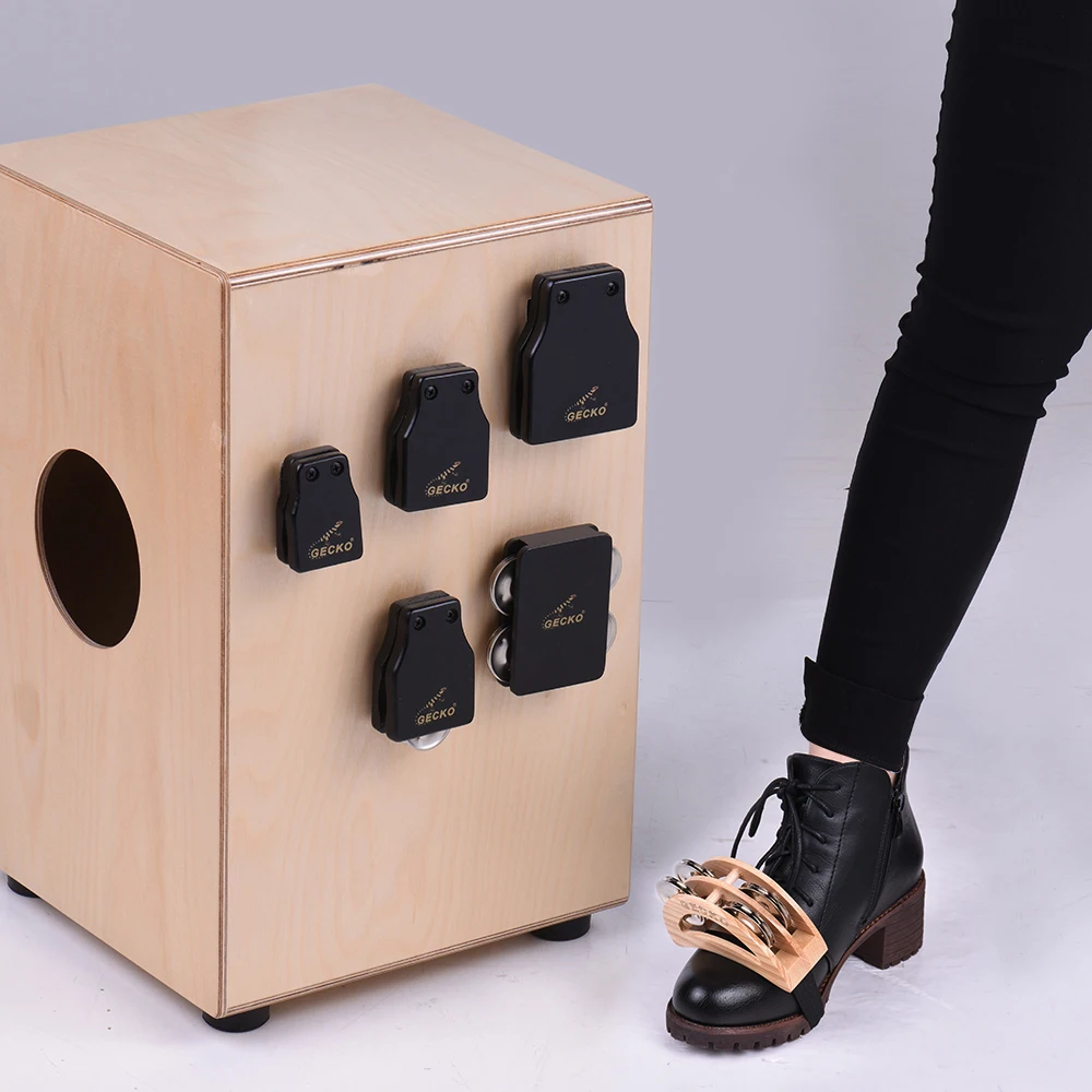 GECKO Серии GK Cajon коробка барабан спутники комплект включающий в себя Кастаньеты
