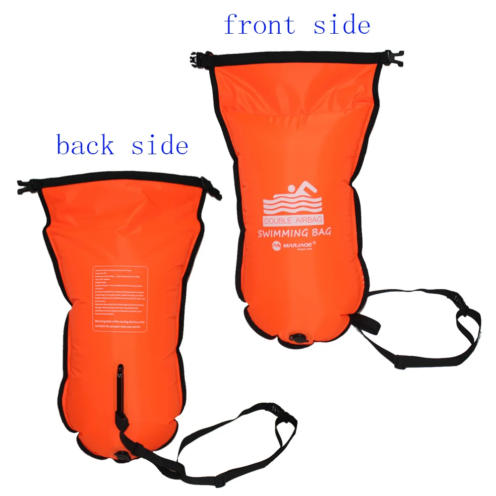 20л надувной Открытый плавающий буй сухой мешок двойная воздушная сумка с поясным