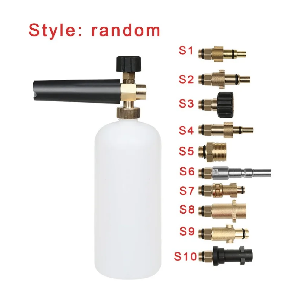 Новая полезная Снежная пена Лэнс Мойка под давлением мыльница пистолет с