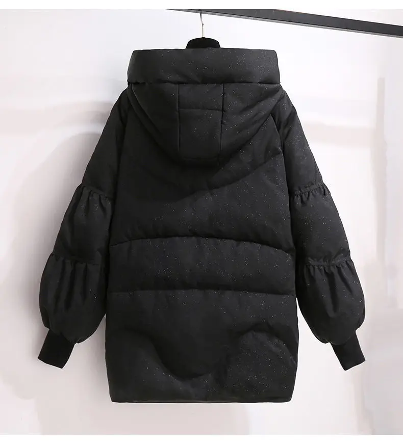 

Women Winter oversized Jacket Coats Parkas 2020 New Korean-Style Cotton-Padded Jacket Loose Ins Coat Quilted Cloth Winter