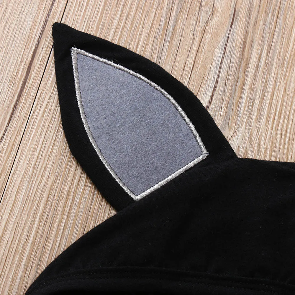 Костюм для Хэллоуина Одежда новорожденных Однотонный комбинезон с длинными