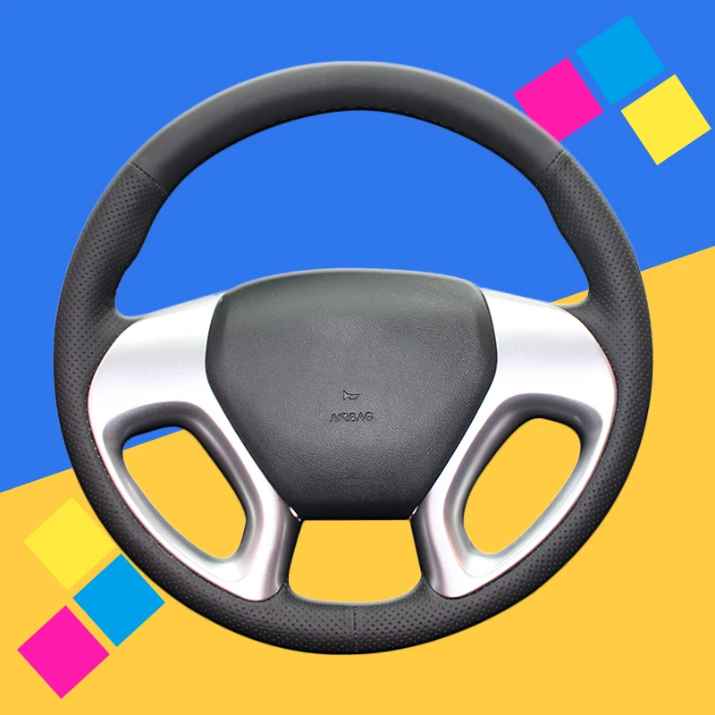 Оплетка на руль для Hyundai ix35 2011 2015 Tucson 2 2010 2012 2013 2014 2015|Чехлы руль| |