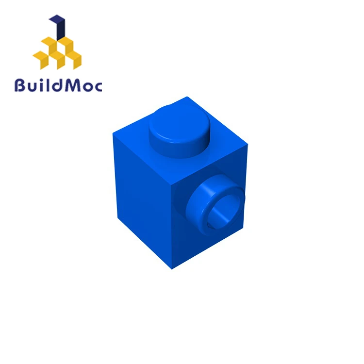 BuildMOC совместимый для 87087 1x1 строительных блоков части DIY логотип развивающие