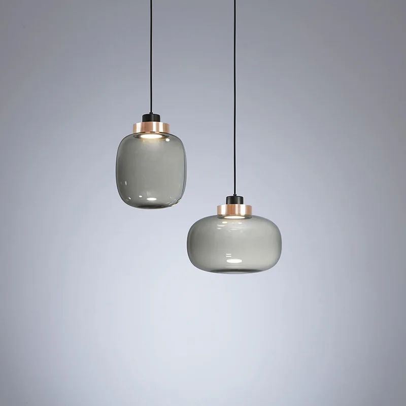 

Post-modern Glass Chandelier, Iron Art Bar, Coffee House, Living Room, Creative and Individual Decorative Lighting, Hanging Lamp