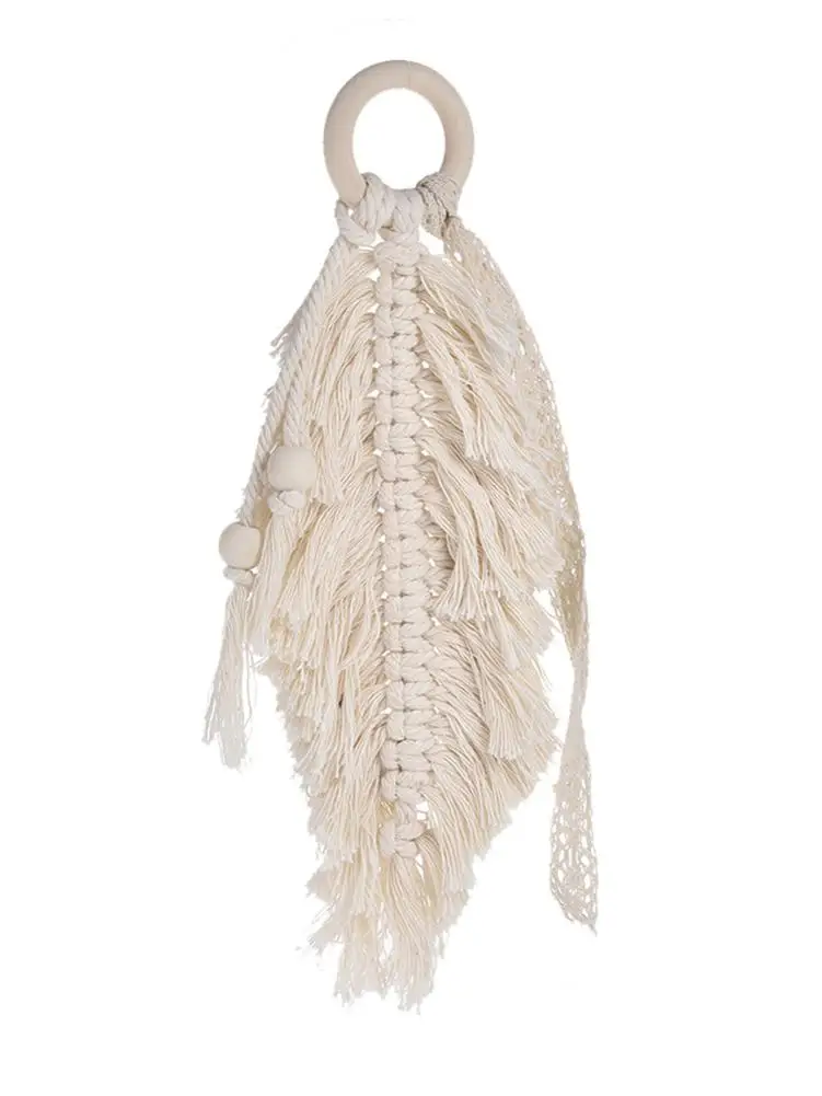 Нордический минималистичный гобелен украшение для дома имитация листьев