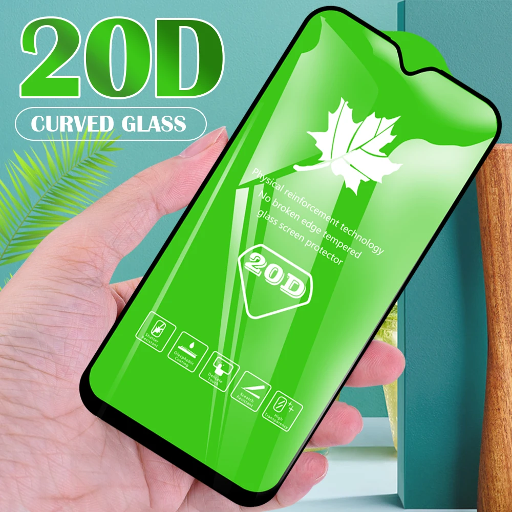 

20D полное покрытие стекло для vivo Y12A Y50 Y17 Y15 Y12 Y12s Y11s Y11 Y1s Y12i Y19 Y91C Защитная пленка для экрана из закаленного стекла