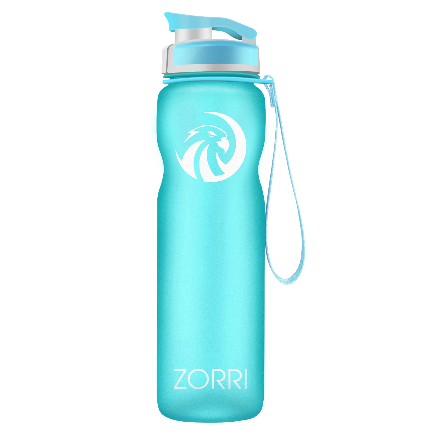sky bule ZORRI бутылка для воды Trinkflasche BPA бесплатно бутылка для воды модный спортивный скраб для туризма и кемпинга бутылка для воды 1200 мл - Цвет: sky bule