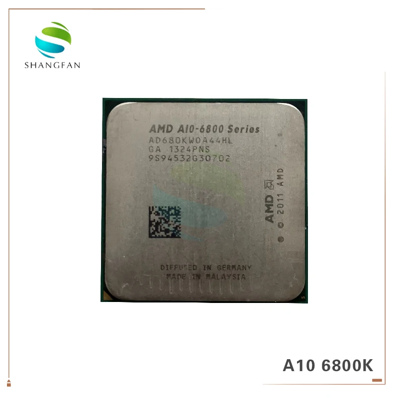 AMD A-Series A10-6800 A10-6800K A10 6800 A10 6800K 4,1 ГГц 100 Вт четырехъядерный процессор AD680KWOA44HL разъем FM2