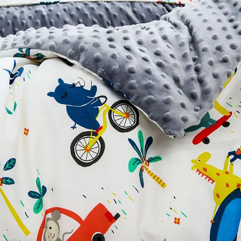 2 шт./компл. зимняя дорожная кроватка гнездо с бархатной подкладкой детская