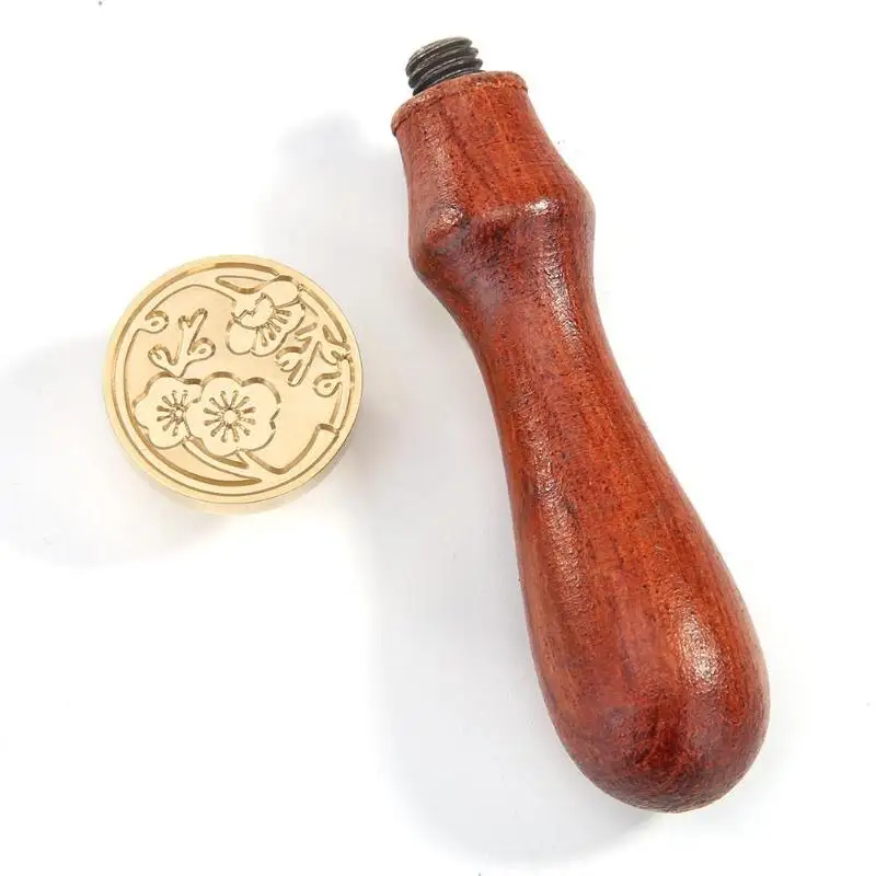 Старинный цветочный герметик палисандр ручка металлический конверт Личные