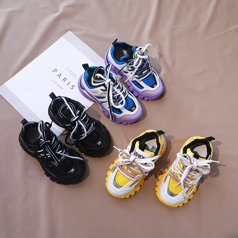 Girls Shoes for Kids Boys Sneakers 2020 Children Autumn Sneaker Rubber Sole Casual In Mix Color | Детская одежда и обувь