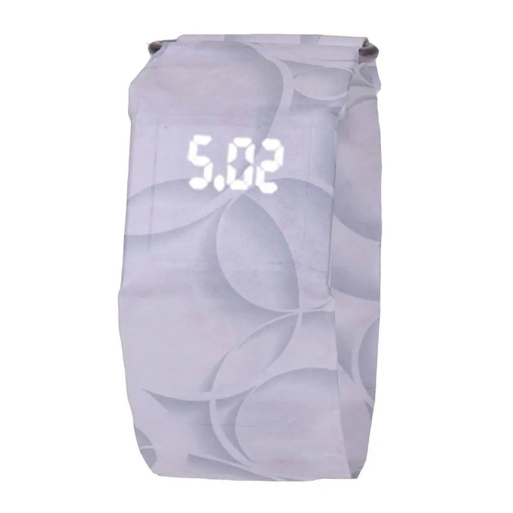 Креативные светодиодные часы для мужчин wo мужские водонепроницаемые Tyvek бумага