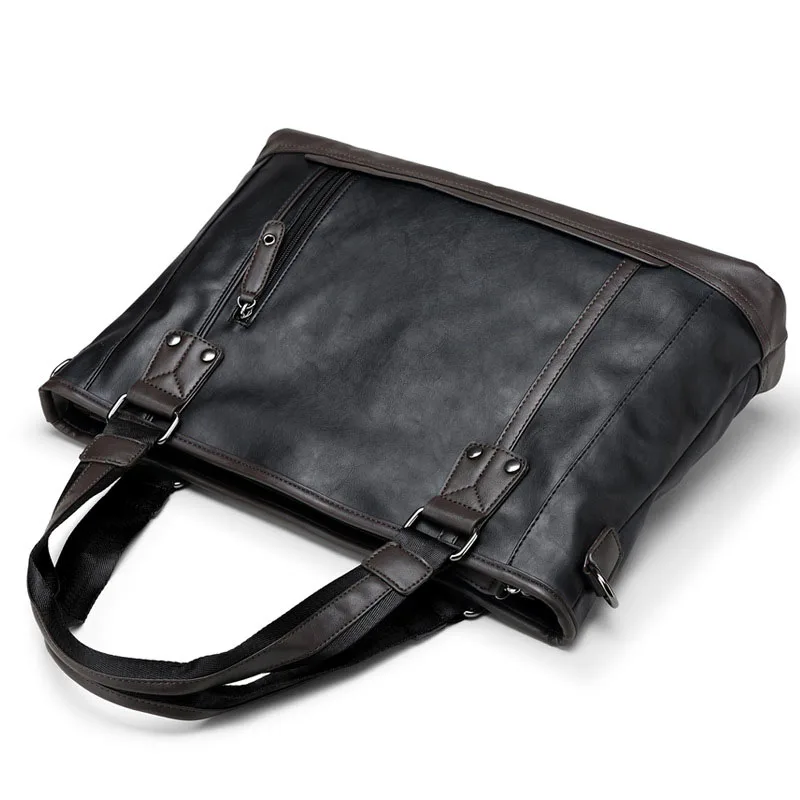 Модные деловые мужские сумки 2020 мужская сумка через плечо из искусственной кожи