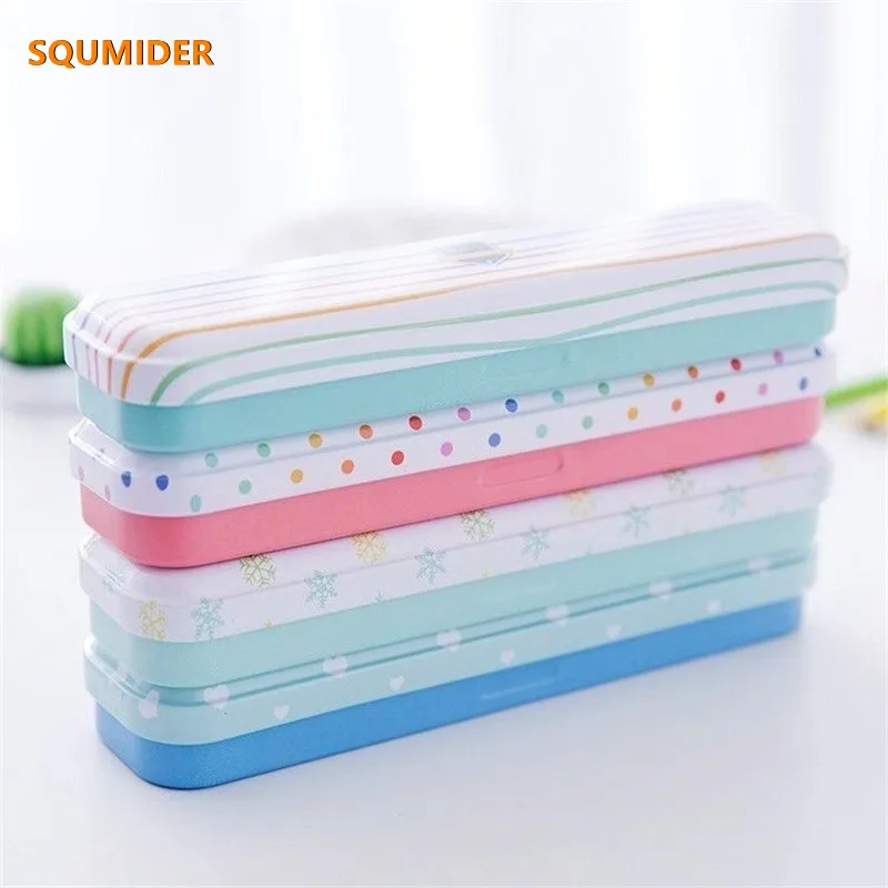 Чехол для карандашей и ручек металлический школы студентов | Канцтовары офиса