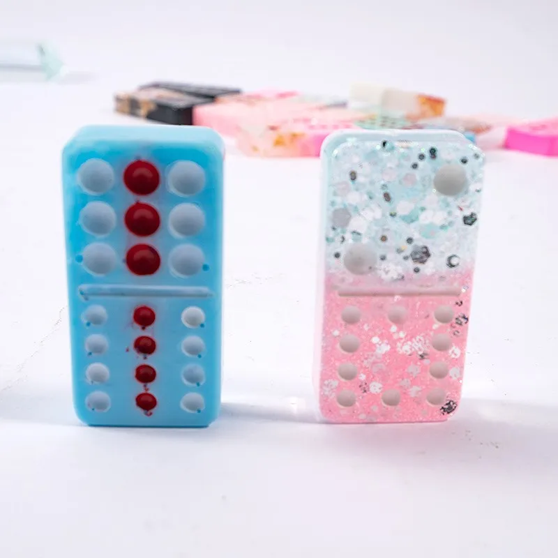 Силиконовая форма домино для эпоксидной смолы сделай сам| |