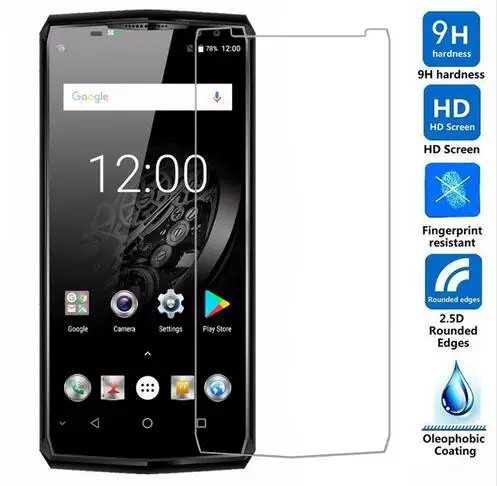 

10pcs/lot front tempered glass original 9h safety cover protective film screen protector for oukitel k10 guard shield protection