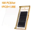 10 шт.лот 100% русские Накладные ресницы ручной работы красивые натуральные корейские шелковые норковые Индивидуальные ресницы мягкие ресницы