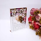 Свадебная записная книжка с символами любви на заказ, индивидуальная зеркальная Обложка для гостей, жениха и невесты, декор для вечевечерние, подарок