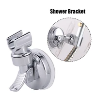 universal adjustable hand shower holder suction cup holder full plating shower rail head holder bathroom bracket stable rotation