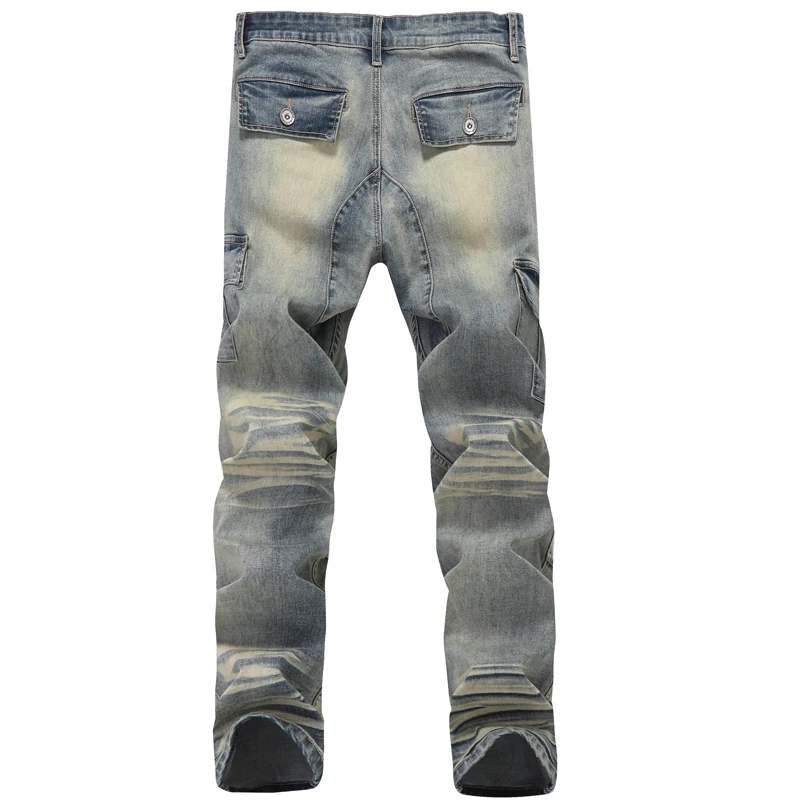 Skinny Jeans Men Jean Homme Ripped Spijkerbroeken Heren Pants Biker Slim Fit Denim Pant Trousers Special High Quality Soft