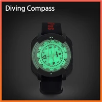 outdoor compass professional 60m 197ft diving compass waterproof navigator digital watch scuba compass for swimming diving