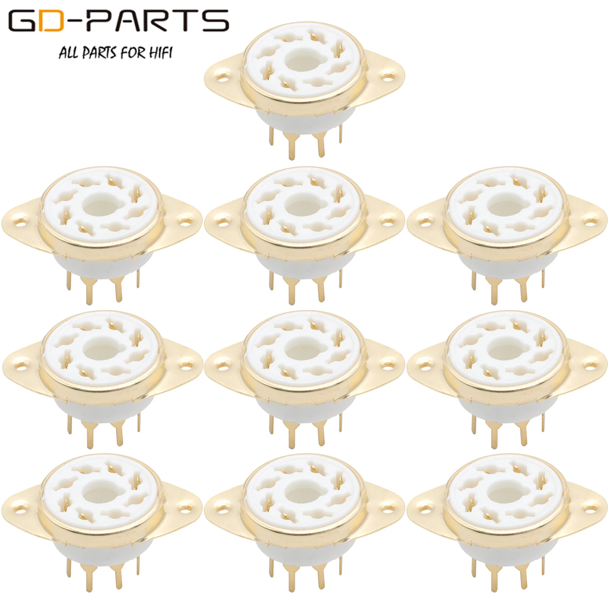 8-контактное основание для клапанной трубки K8A керамическое Hifi KT88 KT66 EL34 5AR4 6L6 6CA7 6SL7