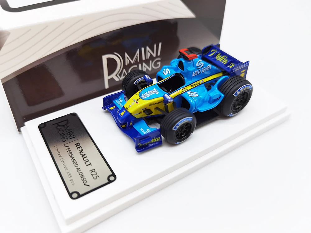 

MINI Racing 1:64 2005/2007 F1 Renault/Kimi R25 Q Version Mini Egg Resin Simulation Model Car