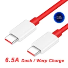 Кабель для зарядки OnePlus 9 Pro Warp, 65 Вт, USB-C, для приборной панели One Plus 8T 5G 1 + 8 Pro Nord 1 + 8 1 + 7T Pro 1 + 7T 1 + 6T 1 + 5