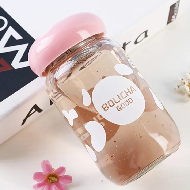 Новый творческий милый гриб Стекло девушка мультфильм Корейский путешествия