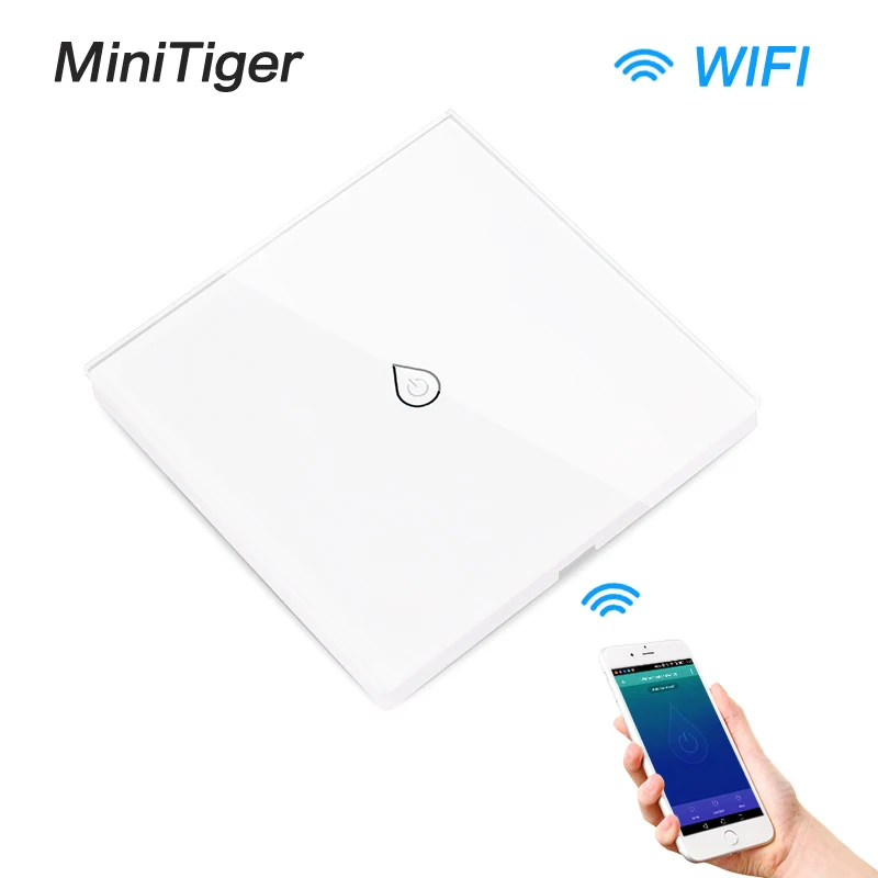 Умный настенный выключатель Minitiger с поддержкой Wi-Fi ЕС/Великобритания/США |