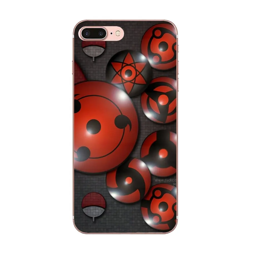 Силиконовый чехол с мультяшным героями аниме Наруто Шаринган мангекю для Huawei Honor